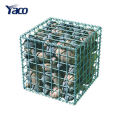 Boîte de Gabion de PVC galvanisée décorative de 80 * de 100mm soudée